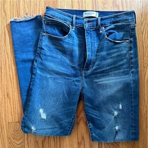 Abercrombie and Fitch - super skinny ultra high rise jeans